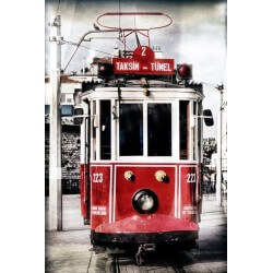 Fotomurale tram di Lisbona